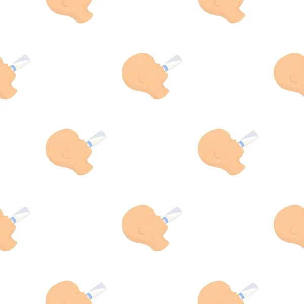 Σίτιση εικονίδιο σε ύφος κινούμενων σχεδίων που απομονώνονται σε λευκό φόντο. Εικονογράφηση διάνυσμα απόθεμα μοτίβο εγκυμοσύνης. — Διανυσματικό Αρχείο