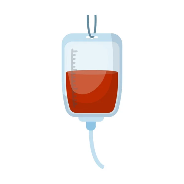 Krevní dárcovství ikona v kreslený styl izolovaných na bílém pozadí. Dárcovství a dobročinnost symbol akcií vektorové ilustrace. — Stockový vektor