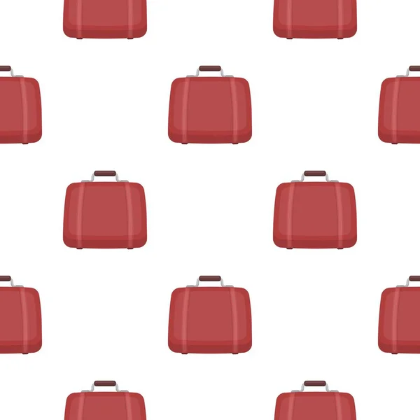 Gepäcksymbol im Cartoon-Stil isoliert auf weißem Hintergrund. Hotel Symbol Aktienvektor Illustration. — Stockvektor