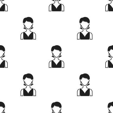 Küpe simge siyah kız. Tek avatar, büyük avatar siyah simgesinden sevgiyle.