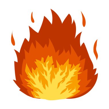 Patlama simgesi beyaz arka plan üzerinde izole karikatür tarzı. Patlamalar sembol stok vektör çizim.