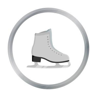 Simge karikatür kaymaktadır. Büyük fitness, sağlıklı, egzersiz karikatür simgesinden tek spor.