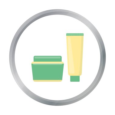 Vektör çizim web ve mobil için krem simgesi