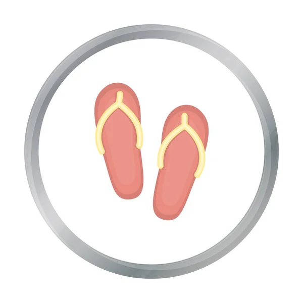 Pantofole icona di illustrazione vettoriale per web e mobile — Vettoriale Stock
