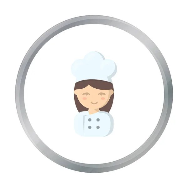 Cook çizgi film simgesi. Gösterim amacıyla web ve mobil tasarım. — Stok Vektör