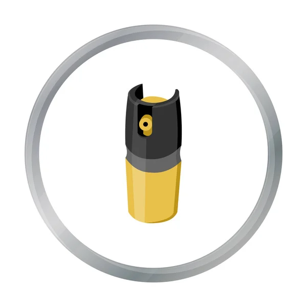 Gas canister icon cartoon. Single weapon icon from the big ammunition, arms set. — Stock Vector