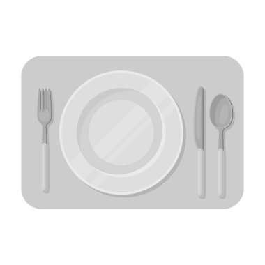 Tablo simgesi beyaz arka plan üzerinde izole tek renkli stil görev yaptı. Dinlenmek ve sembol stok vektör çizim seyahat.