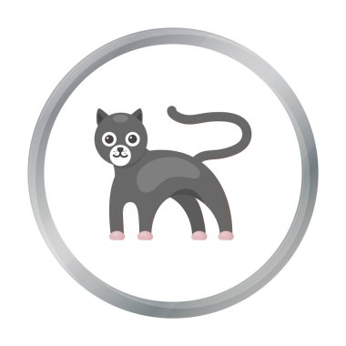 Panter simge karikatür. Büyük Hayvanlar Karikatür hayvan simgesinden tek.