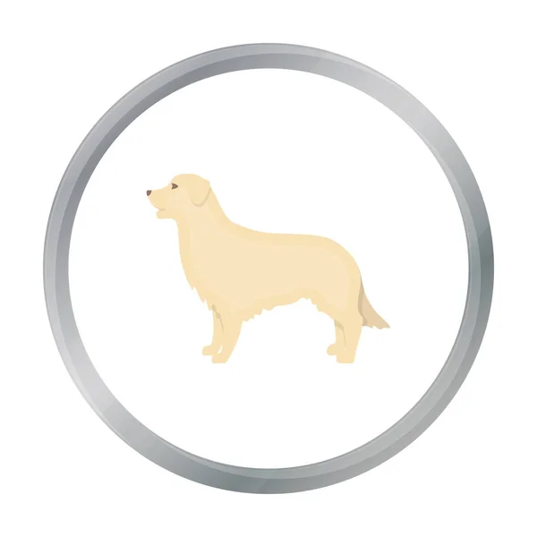 Pies myśliwski wektor ikona w stylu cartoon dla sieci web — Wektor stockowy
