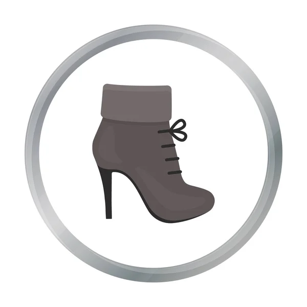 Woman boot icon of vector illustration for web and mobile — Stock Vector
