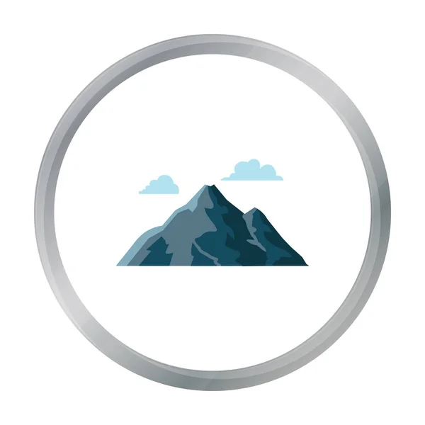 Mountain icon of vector illustration for web and mobile — Stock Vector