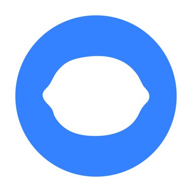 Limon simge siyah. Meyve simge tek.