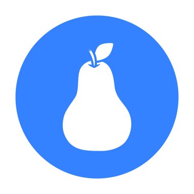 Armut simge siyah. Meyve simge tek.