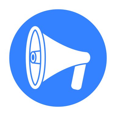 Megafon simge siyah. Tek siluet yangın büyük itfaiye siyah - hisse senedi vecto - hisse senedi vecto - hisse senedi vecto - hisse senedi vektör simgesinden ekipman