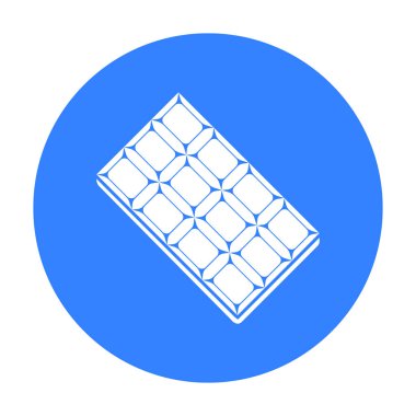 Çikolata vektör simge siyah stil web için