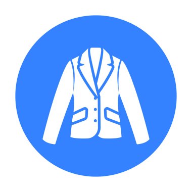 İş ceket simge vektör çizim için web ve hareket eden