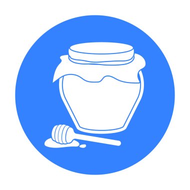 Tatlım simge siyah stil beyaz arka plan üzerinde izole içinde. Kanadalı Şükran günü sembol stok vektör çizim.