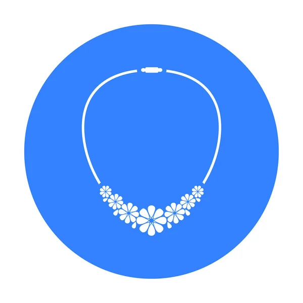 Halsketten-Symbol der Vektorillustration für Web und Handy — Stockvektor