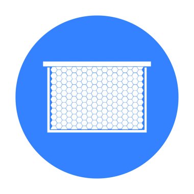 Petek simge siyah stil beyaz arka plan üzerinde izole içinde Çerçeveli. Arı kovanı sembol stok vektör çizim