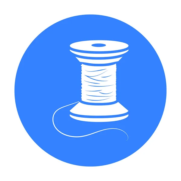 Spule des Thread-Symbols der Vektorillustration für Web und Mobile — Stockvektor