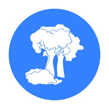 Paintball oyun alanı simgesi beyaz arka plan üzerinde izole anahat tarzı. Paintball sembol stok vektör çizim.