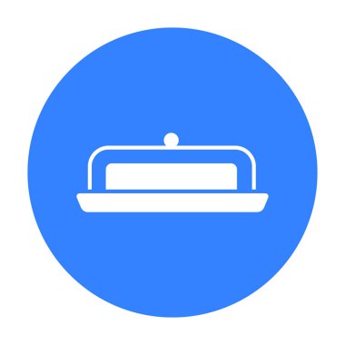 Tereyağı simge siyah. Tek biyo, Eko, büyük süt siyah simgesinden organik ürün.