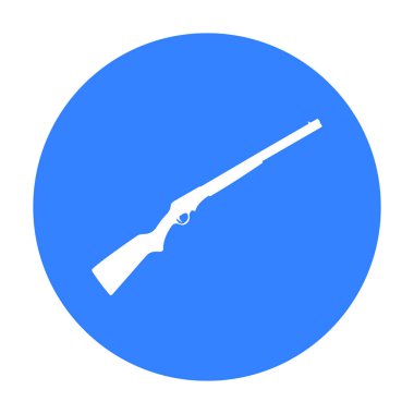 Av tüfeği simge siyah. Siyah vahşi batı Batı simgesinden tek.