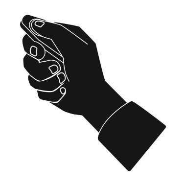 Araba alarmı simge siyah stil beyaz arka plan üzerinde izole içinde aktivasyonu. Park bölgesi sembol stok vektör çizim.