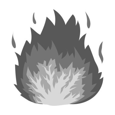 Tek renkli stil beyaz arka plan üzerinde izole patlama simgesini. Patlamalar sembol stok vektör çizim.