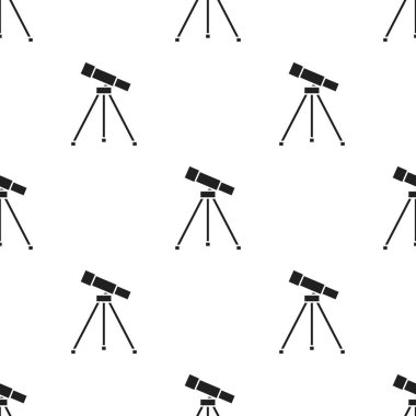 Teleskop simge siyah. Büyük okul, üniversite siyah simgesinden tek eğitim.