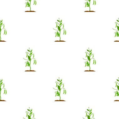 Bezelye simgesi karikatür. Büyük çiftlik, Bahçe, tarım karikatür simgesinden tek bitki.