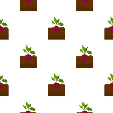 Pancar simgesi karikatür. Büyük çiftlik, Bahçe, tarım karikatür simgesinden tek bitki.