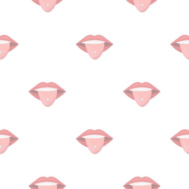 Piercing simgesi karikatür. Büyük stüdyo karikatür simgesinden tek dövme.