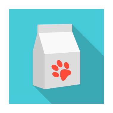 Kedi Gıda simge vektör çizim için web ve hareket eden