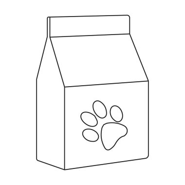 Kedi Gıda simge vektör çizim için web ve hareket eden