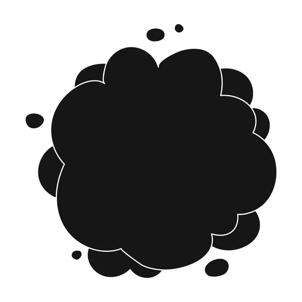 Icône d'explosion dans un style noir isolé sur fond blanc. Illustration vectorielle du symbole Explosions . — Image vectorielle