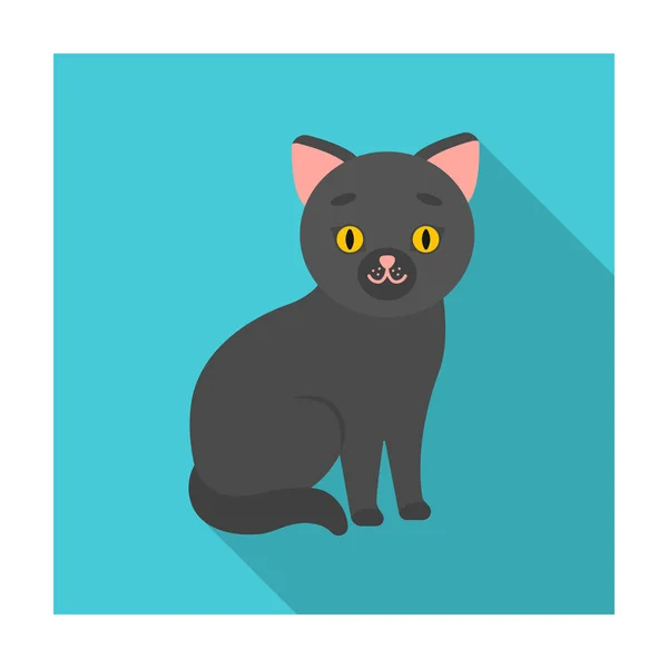 Katzensymbol der Vektorillustration für Web und Mobile — Stockvektor