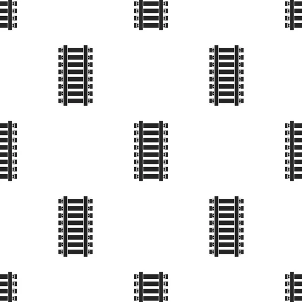 Důlní železnice ikona v černém stylu izolovaných na bílém pozadí. Můj vzorek vektorové ilustrace. — Stockový vektor