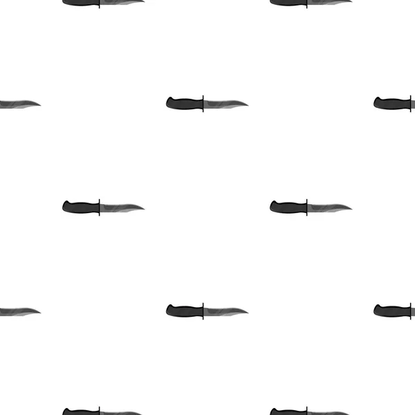 Coltello militare icona cartone animato. Icona a un'arma singola della grande munizione, set di armi . — Vettoriale Stock