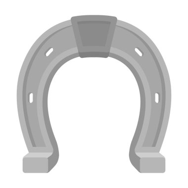 At nalı simgesi beyaz arka plan üzerinde izole tek renkli tarzı. Rodeo sembol stok vektör çizim.