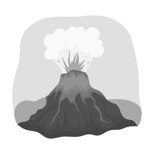 Volcano Clipart Black And White