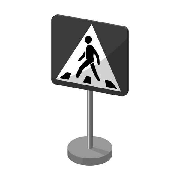 Znaki drogowe informacje ikony w stylu monochromatyczne na białym tle. Znaki drogowe symbol Stockowa ilustracja wektorowa. — Wektor stockowy