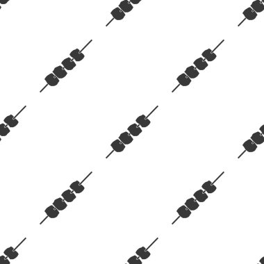 Et kebabı simge vektör çizim için web ve hareket eden