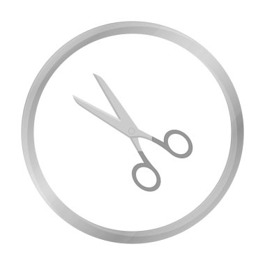 Makas simge vektör çizim için web ve hareket eden