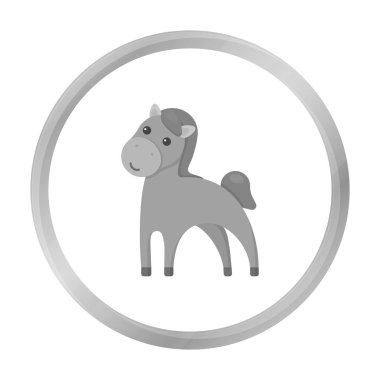 ATI tek renkli simge. Gösterim amacıyla web ve mobil tasarım.