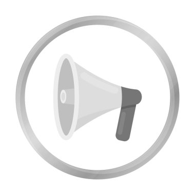 Megafon simge tek renkli. Tek siluet yangın büyük itfaiye tek renkli - hisse senedi vecto - hisse senedi vecto - hisse senedi vecto - hisse senedi vektör simgesinden ekipman