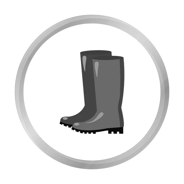 Rubber boots icon of vector illustration for web and mobile — Stock Vector