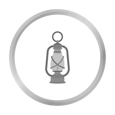 Fener simgesi beyaz arka plan üzerinde izole tek renkli tarzı. Benim hisse senedi vektör çizim sembolü.