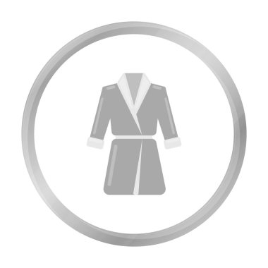 Bornoz simge vektör çizim için web ve hareket eden