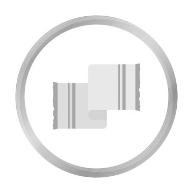 Havlu simge vektör çizim için web ve hareket eden